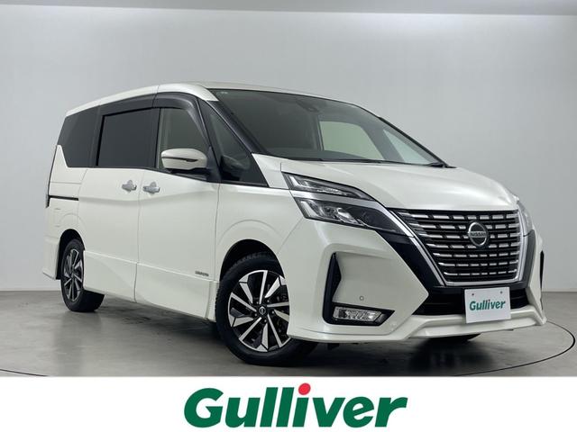 セレナ(日産) ハイウェイスターＶ　純正フリップダウンモニター　純正ナビ　全方位カメラ　フルセグテレビ　両側パワースライドドア　プロパイロット　ビルトインＥＴＣ　前方ドライブレコーダー　デジタルインナーミラー　ブラインドスポットモニター 中古車画像