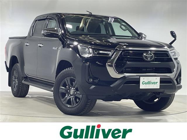 ハイラックス(トヨタ) Ｚ　Aftermarket１１インチナビ　バックカメラ　ＥＴＣ　ドラレコ前後　ＬＥＤヘッドライト　追従クルコン　スマートキー　４ＷＤ　Aftermarketフロアマット　純正１７ＡＷ　フォグランプ　オートライト　ウィンカーミラー 中古車画像