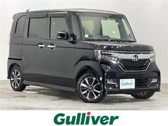 N-BOXカスタム G・EXホンダセンシング 禁煙車 ワンオーナー 社外ナビ ワンセグTV SD CD DVD バックカメラ ビルトインETC ホンダセンシング 衝突軽減システム レーンキープアシスト コーナーセンサー LEDヘッドライト 中古車画像