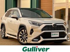 RAV4 G Zパッケージ TRDエアロ、パノラマムーンルーフ、純正メモリナビ(フルセグTV/DVD/CD/Bluetooth)ローダウン、ドライブレコーダー、電動リアゲート、ETC、デジタルインナーミラー 中古車画像