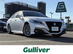 クラウンハイブリッド RS 純正ナビ(CD/DVD/BT/USB) バックカメラ フルセグテレビ プリクラッシュセーフティ ブラインドスポットモニター コーナーセンサー オートハイビーム MTモード付きAT ETC ドラレコ 中古車画像