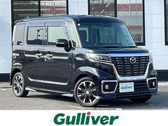 フレアワゴンカスタムスタイル ハイブリッドXS 衝突軽減ブレーキ 車線逸脱通知 トラクションコントロール 両側電動スライドドア ドライブレコーダー ETC 社外ナビKXM-E503W PWRモード切替 LEDオートライト アイドリングSTOP 中古車画像