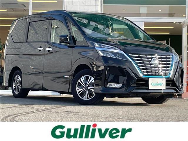 セレナ(日産) ｅ−パワー　ハイウェイスターＶ　純正１０インチナビ　プロパイロット　両側パワースライドドア　アラウンドビューモニター　パーキングアシスト　ステアリングヒーター　フルセグＴＶ　純正フロアマット　ビルトインＥＴＣ 中古車画像