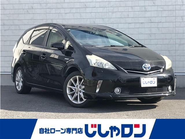 プリウスアルファ(トヨタ) Ｓツーリングセレクション　禁煙車／カーナビ／スマートキー／プッシュスタート／バックカメラ／ＥＴＣ／フリップダウンモニター／ヘッドライトウォッシャー／ステアリングリモコン／オートライト／パワーウインドウ／電格ミラ 中古車画像