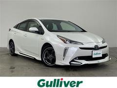 プリウス Sツーリングセレクション ストラーダナビ モデリスタエアロ PCS バックカメラ ETC 衝突軽減 レーダークルーズ LTA 社外17インチAW 前席シートヒーター 合皮シートLEDライト フォグランプ オートライト BT 中古車画像