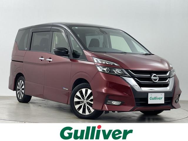 セレナ(日産) ハイウェイスター　Aftermarketフリップダウンモニター　純正ナビ　バックカメラ　ドライブレコーダー　ＥＴＣ　クルーズコントロール　車線逸脱警報　衝突軽減ブレーキ　パワースライドドア　純正１６インチアルミホイール　純正フロアマット 中古車画像