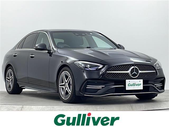 Ｃクラス(メルセデス・ベンツ) Ｃ１８０アバンギャルド　ＡＭＧライン　ＭＢＵＸＡＲナビ　サンルーフ　黒革シート　ＢＳＭ　ＨＵＤ　全方位カメラ　パーキングアシスト　レーダークルーズコントロール　衝突軽減　前後クリアランスソナー　シートヒーター　フルセグＴＶ　純正ＡＷ 中古車画像