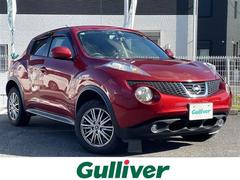 ジューク 15RS タイプV 禁煙車 純正7インチナビ フルセグ Bluetooth DVD再生 前方ドラレコ バックカメラ ETC AUTOライト 革巻きステアリング プッシュスタート/スマートキー 純正スチールホイール積込 中古車画像