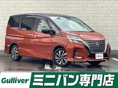セレナ ハイウェイスター V 純正10型SDナビ(フルセグTV/CD/DVD/BT) 全方位 コーナーセンサー ブラインドスポット フリップダウンモニター ドラレコ プロパイロット 両側電動 ETC 純正フロアマット 純正LED 中古車画像