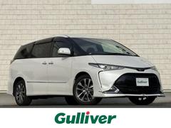 エスティマ アエラス プレミアム 禁煙車 ワンオーナー 11型後席モニター 9インチナビ 両側電動ドア デジタルインナーミラー ハーフレザーシート 前後ドラレコ ETC AC100V パワーシート フルセグTV Bluetooth 中古車画像