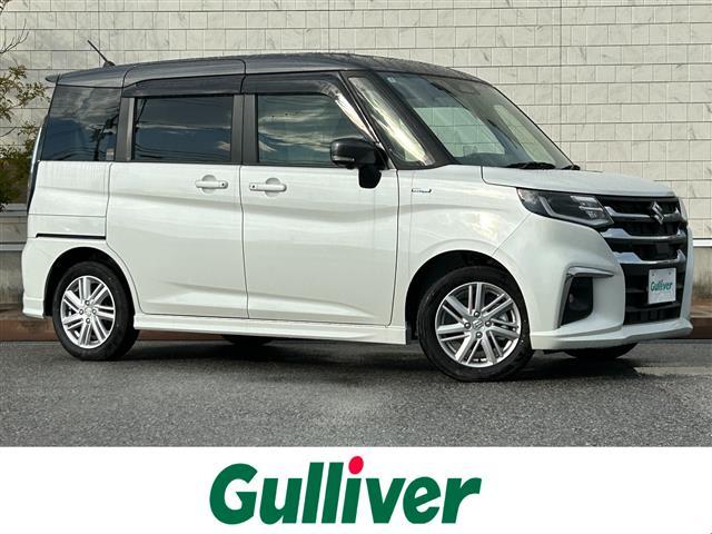 ソリオ(スズキ) ハイブリッドＭＺ　純正ナビ／ＥＴＣ／アラウンドビューモニター／コーナーセンサー／ヘッドアップディスプレイ／衝突軽減ブレーキ／レーンキープアシスト／レーダークルーズコントロール／両側パワースライド／横滑り防止 中古車画像