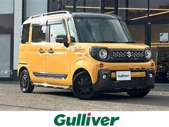 スペーシアギア ハイブリッドXZ 純正ナビ フルセグ 全方位カメラ 両側パワースライドドア セーフティサポートLEDヘッド オートライト シートヒーター ルーフレール パーソナルテーブル プッシュスタート スマートキー 純正アルミ 中古車画像