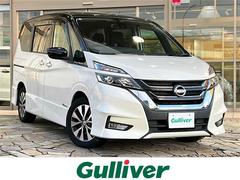 セレナ ハイウェイスター 純正ナビ・両側パワスラ・後席モニター・衝突軽減・クルコン・ETC・社外フロアマット・純正アルミホイール・LEDヘッドライト・オートライト・フォグランプ・スマートキー・プッシュスタート 中古車画像