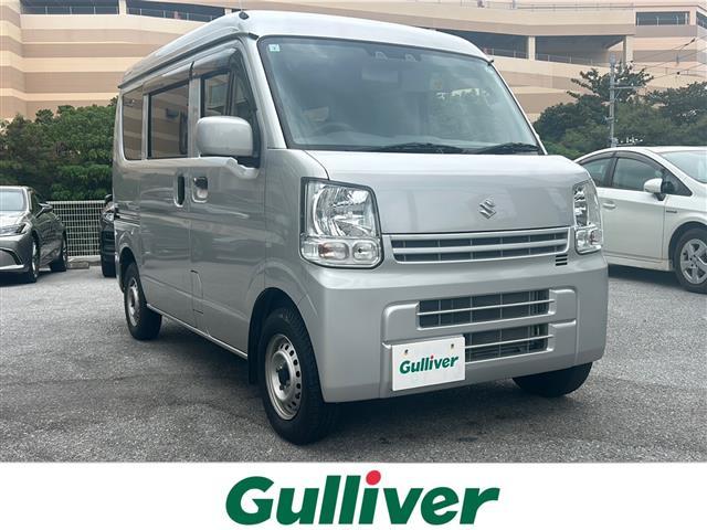 エブリイ(スズキ) ＰＣ　禁煙車　AftermarketオーディオＡＭ／ＦＭ／ＣＤ　両側スライドドア　衝突軽減システム　オートライト　パーキングアシスト　レーンキープアシスト　横滑り防止装置　リモコンキー　パワーウィンドウ　　ＵＳＢ入力端子 中古車画像