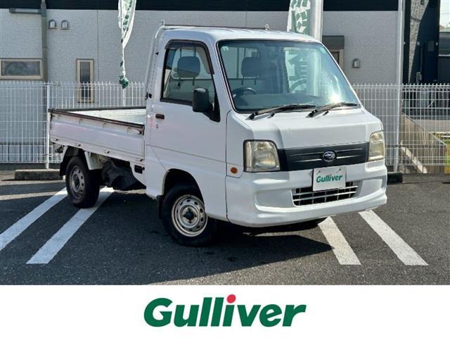 サンバートラック(スバル) ＴＢ　ワンオーナー　禁煙車　ＭＴ車　４ＷＤ　純正オーディオ　エアコン　パワーステアリング　純正フロアマット　ヘッドライトレベライザー　取扱説明書　保証書 中古車画像