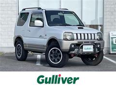 ジムニー ランドベンチャー カーオーディオ MTモード付AT ETC ターボ 4WD ヒッチメンバー グリルガード 車高インチアップ 16インチアルミホイール サイドステップ シートヒーター ルーフレール エアコン 電格ミラー 中古車画像