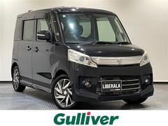 スペーシアカスタム TS バックカメラ ワンセグTV スマートフォン連携ナビゲーション 外部端子[USB、HDMI、VIDEO、AUX、microSDカードスロット]Bluetooth対応 アイドリングストップ 中古車画像