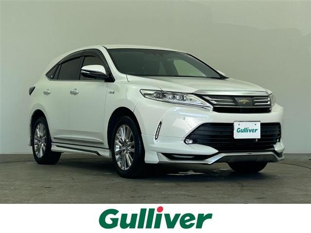 ハリアーハイブリッド(トヨタ) プレミアム　メタル　アンド　レザーパッケージ　禁煙車　ワンオーナー　アルパインビックＸ１０型メモリナビ　衝突軽減ブレーキ　レーンキープアシスト　クリアランスソナー　レーダークルーズコントロール　パワーバックドア　バックカメラ　ビルトインＥＴＣ 中古車画像