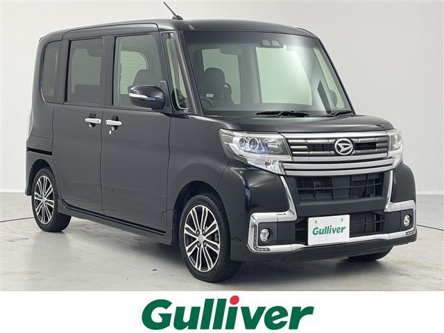 タント(ダイハツ) カスタムＲＳ　トップエディションＳＡＩＩＩ　Aftermarketナビ　バックカメラ　ＥＴＣ　前方ドラレコ　シートヒーター　両側パワースライドドア　スマートキー　プッシュスタート　衝突軽減ブレーキ　ハーフレザーシート　純正１５インチアルミホイール　アイドリングス 中古車画像