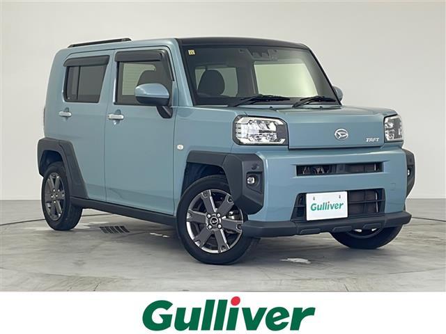 タフト(ダイハツ) Ｇターボ　禁煙車　純正ナビ（ＡＭ／ＦＭ／ＣＤ／ＤＶＤ／ＢＴ／フルセグ）　バックカメラ　ドライブレコーダー　ＥＴＣ　スカイルーフ　革巻きステアリング　ステアリングスイッチ　シートヒーター　プッシュスタート 中古車画像