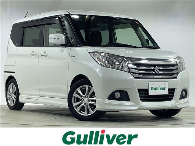 ソリオ(スズキ) ハイブリッドＭＸ　Aftermarketナビ　両側パワースライドドア　クルーズコントロール　運転席シートヒーター　スペアキー１本　ＥＴＣ　バックカメラ　純正フロアマット　ＬＥＤヘッドライト　オートライト　衝突被害軽減システム 中古車画像