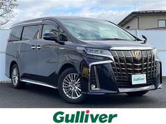 アルファードハイブリッド S タイプゴールド 4WD メモリーナビ BT USB フルセグ 両側パワスラ 電動リアゲート フリップダウンモニター オートLEDライト オートマチックハイビーム ハーフレザーシート アイドリングストップ スマートキー 中古車画像