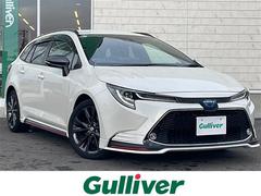 カローラツーリング ハイブリッド ダブルバイビー TRDエアロ フルセグTV ビルトインETC2.0 寒冷地仕様 純正ディスプレイオーディオ ドライブレコーダー 衝突軽減ブレーキ 横滑り防止機能 ステアリングヒーター シートヒーター レーンアシスト 中古車画像