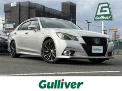 クラウンハイブリッド アスリートS ブラックスタイル ナビ(HDD/CD/DVD/USB) バックカメラ フルセグテレビ レーダークルーズコントロール コーナーセンサー 衝突軽減ブレーキ ドライブレコーダー ETC パワーシート シートメモリー 中古車画像