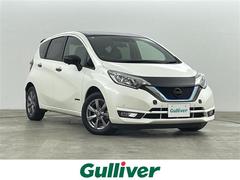 ノート e-パワー メダリスト ブラックアロー 衝突軽減 クリアランスソナー 純正7インチナビ フルセグTV/BT/SD/USB/CD/DVD/FM/AM 全方位カメラ LEDオートライト ハーフレザー ETC ドラレコ デジタルインナーミラー 中古車画像