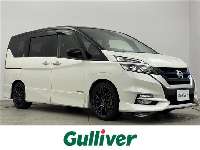 セレナ(日産) ｅ−パワー　ハイウェイスターＶ　ワンオーナー　ＡＬＰＩＮＥナビ　フルセグＴＶ　フリップダウンモニター　プロパイロット　エマージェンシーブレーキ　両側パワースライドドア　ドラレコ　ＥＴＣ　ＷｅｄｓＳｐｏｒｔ１８インチアルミホイール 中古車画像