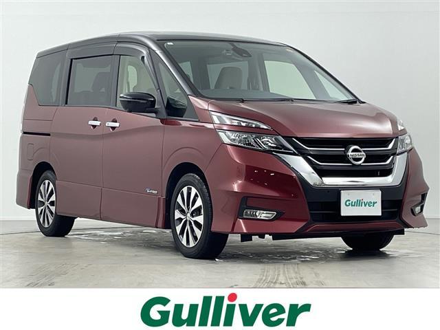 セレナ(日産) ハイウェイスター　純正ナビ　ＣＤ　ＤＶＤ　Ｂｌｕｅｔｏｏｔｈ　フルセグ　全周囲カメラ　ハンズフリーオートスライドドア　電動ドア　インテリジェントパークアシスト　衝突軽減　車線逸脱警報　ソナー　クルーズコントロール 中古車画像