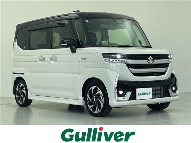 スペーシアカスタム(スズキ) ハイブリッドＸＳターボ　禁煙車／／純正９インチナビ／Ｂｌｕｅｔｏｏｔｈ／フルセグＴＶ／ＨＤＭＩ／ＵＳＢ／Ａｎｄｒｏｉｄ　Ａｕｔｏ／Ａｐｐｌｅ　ＣａｒＰｌａｙ／全方位カメラ／追従クルーズコントロール／両側パワースライドドア 中古車画像