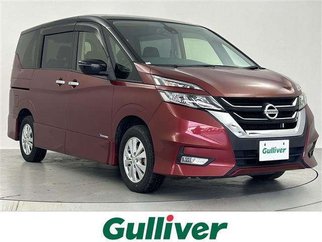セレナ(日産) ハイウェイスター　純正ナビ　クルーズコントロール　ＬＥＤライト　バックカメラ　オートライト　フルセグＴＶ　ＢＴ　フォグライト　ダブルエアコン　純正１５インチアルミ　プッシュスタート　スマートキー 中古車画像