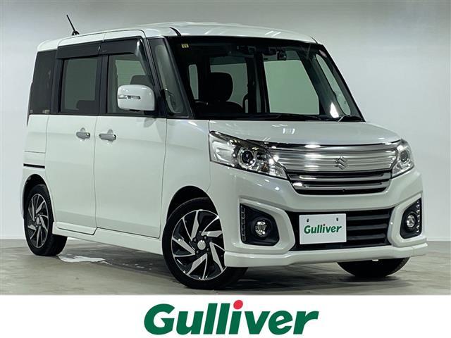 スペーシアカスタム(スズキ) ＸＳ　純正メモリナビ　全周囲カメラ　両側パワースライドドア　スマートキー　運転席シートヒーター　ＥＴＣ　スマートキー　前後ドライブレコーダー　純正フロアマット　純正１５インチアルミホイール　横滑り防止装置 中古車画像