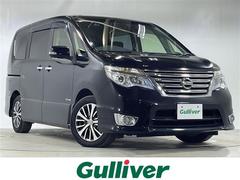 セレナ ハイウェイスターG S-ハイブリッド 純正ナビ 片側電動 クルコン ドラレコ前後 スマートキー クルコン 16インチAW オートライト エマージェンシーブレーキ 横滑り防止装置 スペアキー フルセグ アイドリングストップ プッシュスタート 中古車画像