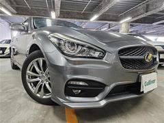 フーガハイブリッド ベースグレード 禁煙車 アラウンドビューモニター ドラレコ レーダークルコン エマブレ レーンキープ ステア連動LEDオートライト 純正8型ナビ ビルトインETC 半革シート パワーシート/ヒーター パワーオットマン 中古車画像