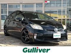 プリウス S ナビ スマートキー クルーズコントロール オートライト プッシュスタート ワンセグテレビ スペアキー有 社外18インチアルミホイール ステアリングスイッチ オートエアコン 中古車画像