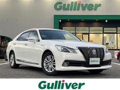 クラウンハイブリッド ロイヤルサルーン メーカーナビゲーションフルセグ BTクルーズコントロールパワーシートシートヒーターエアシートハンドルヒーターエアコンスイングレジスタービルトインETCバックカメラ社外前方ドラレコ 中古車画像