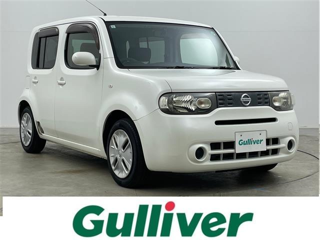 キューブ(日産) １５Ｘ　純正ナビ　バックカメラ　地デジＴＶ　スマートキー　プッシュスタート　ＤＶＤ再生　純正フロアマット　ＣＤ　エアコン　パワーウィンドウ　横滑り防止装置　ダブルエアバック　アイドリングストップ　ベンチシート 中古車画像