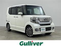 N-BOXカスタム G・ターボAパッケージ ・純正8インチナビ・BT・CD・DVD・TV・USB・SD・バックカメラ・安心パッケージ・シティブレーキアクティブシステム・クルーズコントロール・両側パワースライドドア・横滑り防止装置・フォグランプ 中古車画像