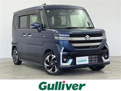 スペーシアカスタム ハイブリッドXS ワンオーナー メモリナビ 衝突被害軽減ブレーキ レーンキープアシスト レーダークルーズコントロール ハーフレザーシート シートヒーター 両側パワースライドドア 前後ドライブレコーダー ETC 中古車画像