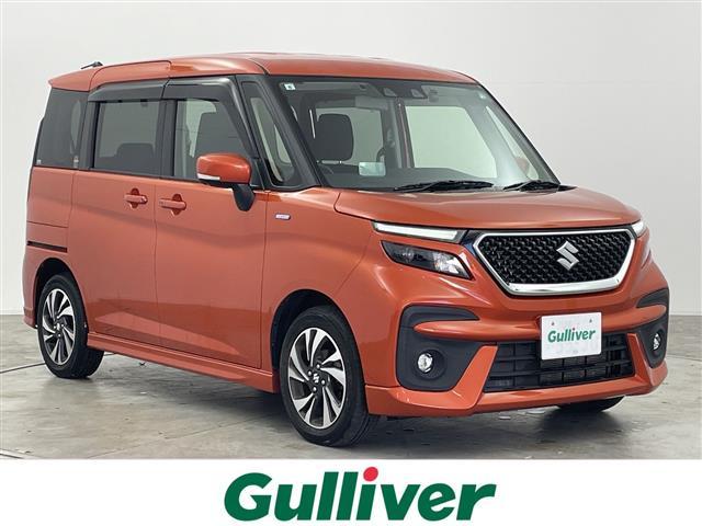 ソリオバンディット(スズキ) ハイブリッドＭＶ　純正８型ナビ　両側電動スライドドア　シートヒーター　衝突被害軽減ブレーキ　アダプティブクルーズコントロール　前後ドラレコ　ビルトインＥＴＣ　ヘッドアップディスプレイ　リヤサーキュレーター　禁煙車 中古車画像