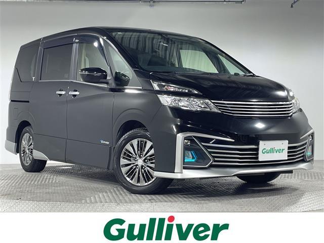 セレナ(日産) ライダー　純正ナビ　純正フリップダウンＭ　バックカメラ　フルセグ　車線逸脱警報　オートハイビーム　パワースライドドア　アイドリングストップ　２列目３列目ＵＳＢ電源ソケット／シートバックテーブル　ＬＥＤ　ＥＴＣ 中古車画像