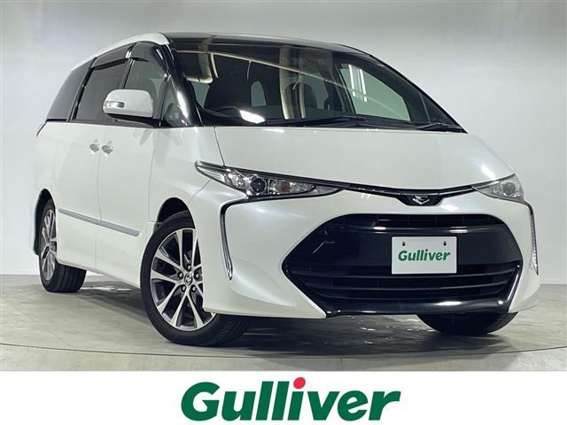 エスティマ(トヨタ) アエラス　プレミアム　大型ムーンルーフ　純正９型ナビ　フルセグＴＶ　Ｂｌｕｅｔｏｏｔｈ対応　ドライブレコーダー　ビルトインＥＴＣ　両側パワースライドドア　ハーフレザーシート　キャプテンシート　純正ＬＥＤランプ　フォグランプ 中古車画像