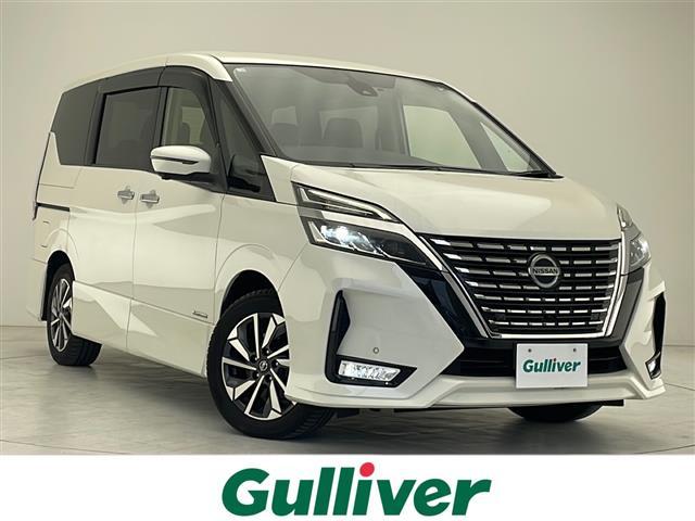 セレナ(日産) ハイウェイスター　Ｖ　純正１０インチナビ　フルセグＴＶ　Ｂｌｕｅｔｏｏｔｈ　ＣＤ　ＤＶＤ　全方位カメラ　両側パワースライドドア　ドライブレコーダー　ビルトインＥＴＣ　クルーズコントロール　アイドリングストップ　スマートキー 中古車画像
