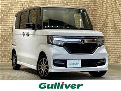 N-BOX G・Lターボホンダセンシング ワンオーナー 4WD ターボ 両側パワースライドドア(左側ハンズフリー機能付き) パドルシフト シートヒーター ホンダセンシング ルーフコンソール 純正ナビ フルセグTV LEDヘッドランプ 中古車画像