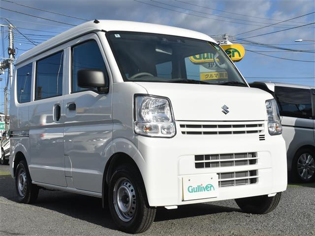 エブリイ(スズキ) ＰＡリミテッド　セーフティサポート　ＵＳＢ電源ソケット　１オーナー　左右スライドドア　フロントパワーウインドウ　キーレスキー　助手席エアバック　エアバック　Ａストップ　パワステ　ＡＣ　横滑り防止　ＡＢＳ　オートライト 中古車画像