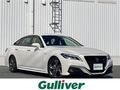 クラウンハイブリッド RS 禁煙 純正ナビ バックカメラ 前後ドラレコ ETC BSM HUD ACC AC100V USB給電 前後クリアランスソナー ステアヒーター シートヒーター パワーシート LEDオートライト 中古車画像