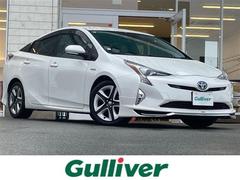 プリウス Aプレミアム ツーリングセレクション 純正い9インチSDナビ レーダークルーズコントロール バックカメラ モデリスタ前後エアロ パーキングアシスト パワーシート バックカメラ ビルトインETC レザーシート フルセグTV 純正フロアマット 中古車画像