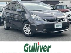 プリウスアルファ S ・純正ディーラーナビ(TV/DVD/AM/FM)・バックカメラ・ビルトインETC・ドライブレコーダー・プッシュスタートボタン・ドアバイザー・走行モード(EV・ECO・PWR)・オートエアコン 中古車画像